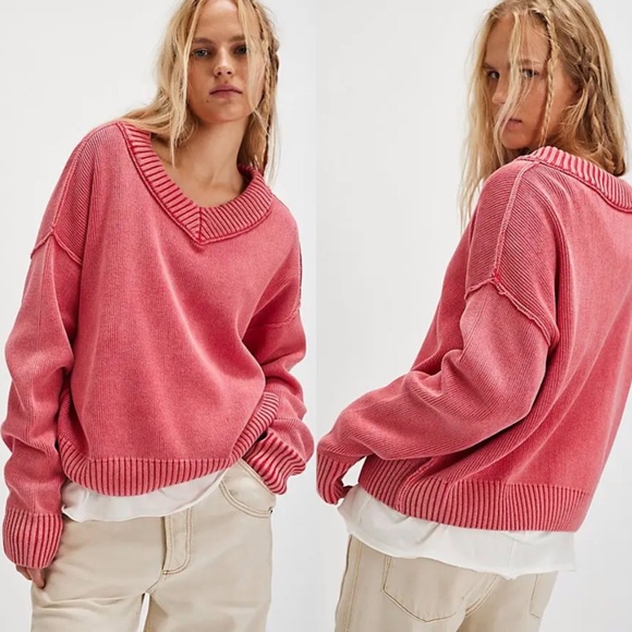 free people high street pullover shaded spruce - Picture 3 of 12